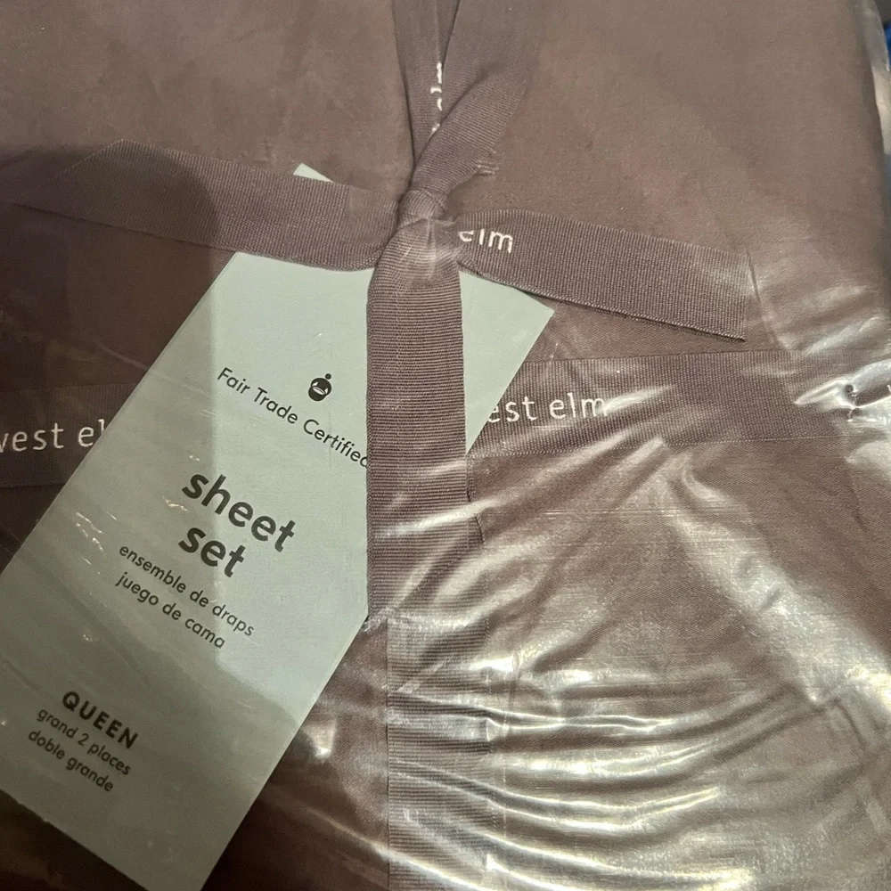 2 sets West Elm Tencel Sheet sets